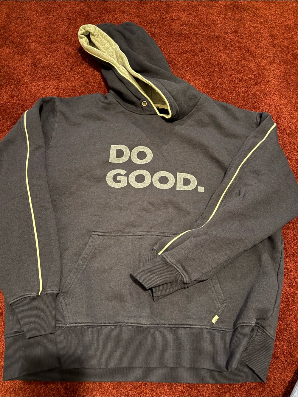 Cotopaxi Do Good Hoodie Women's L Pullover Sweatshirt Pocket Casual Blue Navy